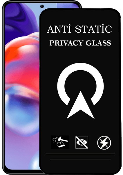Xiaomi Redmi Note 11 Pro Plus Tam Kaplayan Anti Statik Görünmez Safir Ekran Koruyucu Hayalet Cam