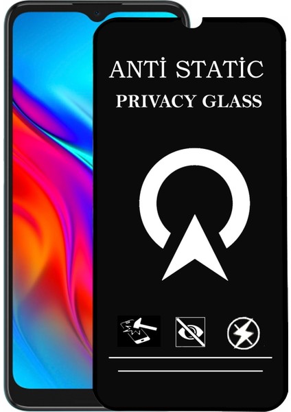 Tcl 20E Tam Kaplayan Anti Statik Görünmez Safir Ekran Koruyucu Hayalet Cam