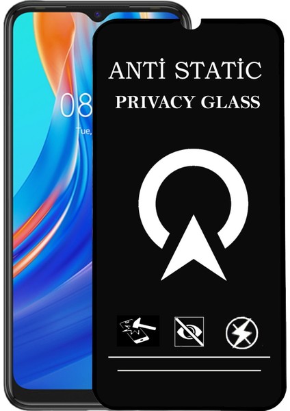 Tecno Spark 7t Tam Kaplayan Anti Statik Görünmez Safir Ekran Koruyucu Hayalet Cam
