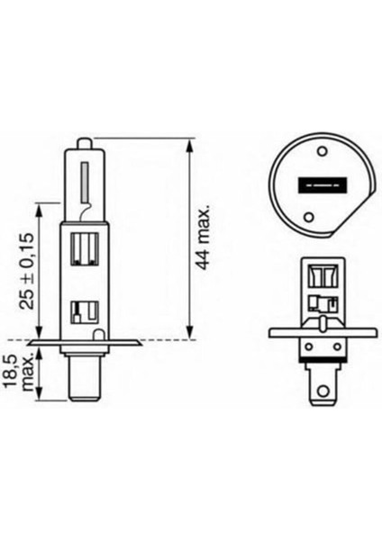 Fiat Linea Ön Uzun Far Ampülü H1 55W Bosch