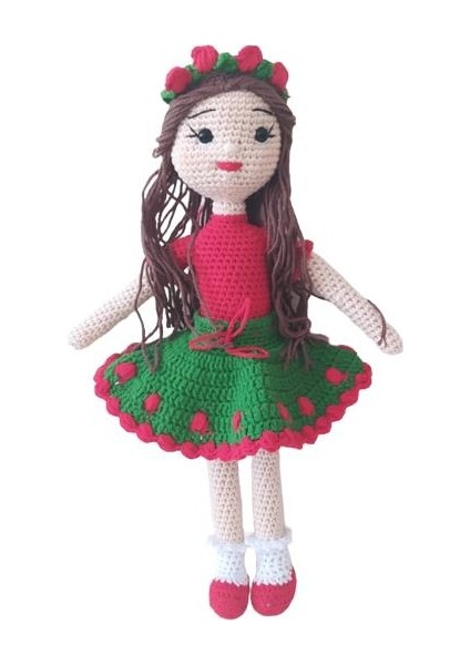 Kızılcık Bebek Amigurumi Organik Oyuncak