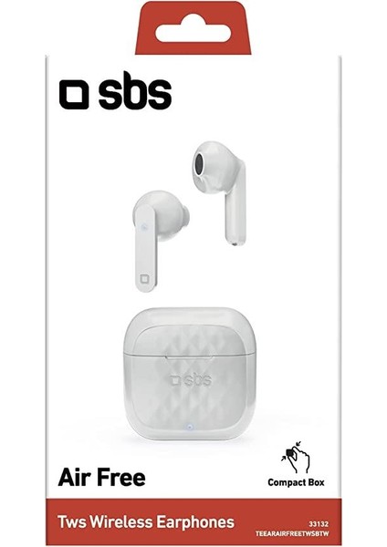 Air Free-Tws Wireless Earphones-Beyaz