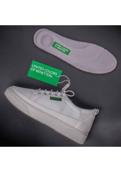Beyaz Yumuşak Deri Kadın Sneaker Bn 30366