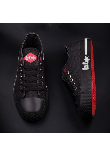 Lee Cooper Siyah Kısa Kot Erkek Sneaker