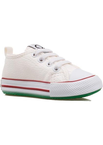 Beyaz  Bebe Lastikli Sneaker Bn 30806