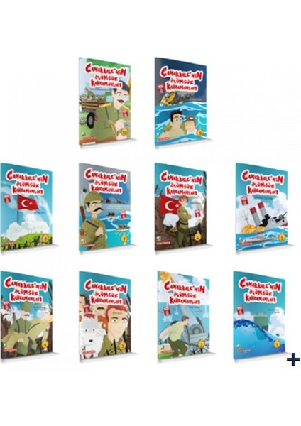 Çanakkalenin Ölümsüz Kahramanları - 10 Kitap Takım