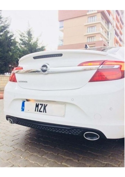 Opel Insignia Difüzör Krom Egzoz Uçlu. 2013 2017 Parlak Siyah