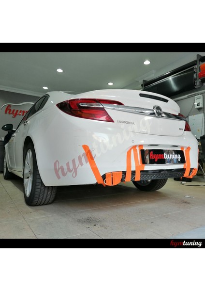 Opel Insignia Difüzör Krom Egzoz Uçlu. 2013 2017 Parlak Siyah