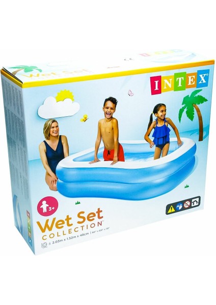 IH57180 Aile Havuzu 203X152X48 cm - Vardem Oyuncak modelleri