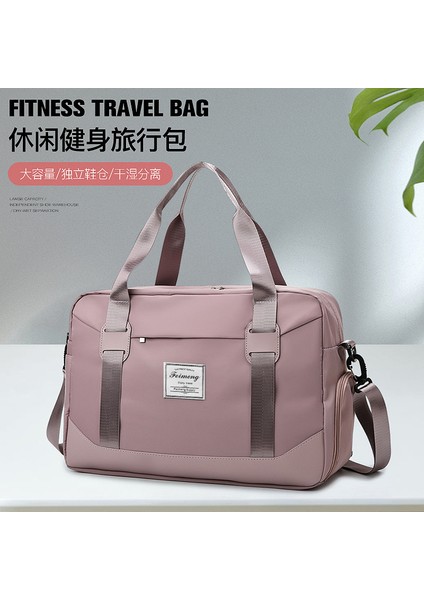 Spor Çantası Islak ve Kuru Ayırma Taşınabilir Seyahat Çantası Erkek Eğitim Spor Spor Çantası Kadın Sırt Çantası Taşınabilir Yüzme Çantası (Yurt Dışından)