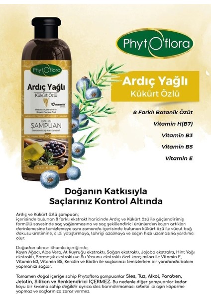 Hassas Saç Derisine Ve Kepekli Saçlara Özel Ardıç Yağlı Bitkisel Şampuan 400 Ml fırsatları