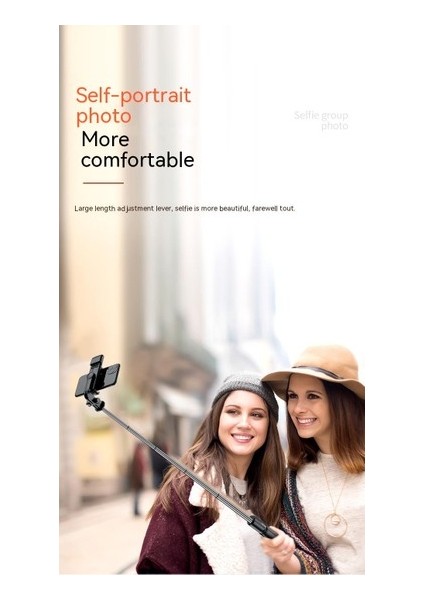 Jh Style Bluetooth Selfie Çubuğu () (Yurt Dışından)
