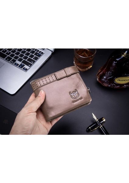 Bull Captain QB060 Erkek Cüzdan - Açık Kahverengi () (Yurt Dışından) modelleri