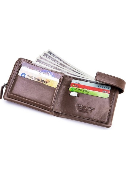 Bull Captain QB060 Erkek Cüzdan - Açık Kahverengi () (Yurt Dışından) fırsatları