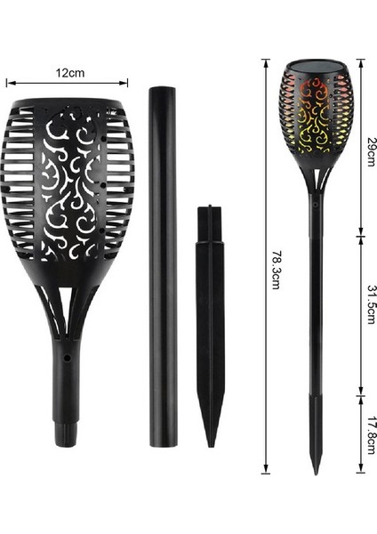 Buyfun Güneş Titrek Açık Bahçe Çim Lambası Peyzaj Dekorasyon () (Yurt Dışından) fiyatları