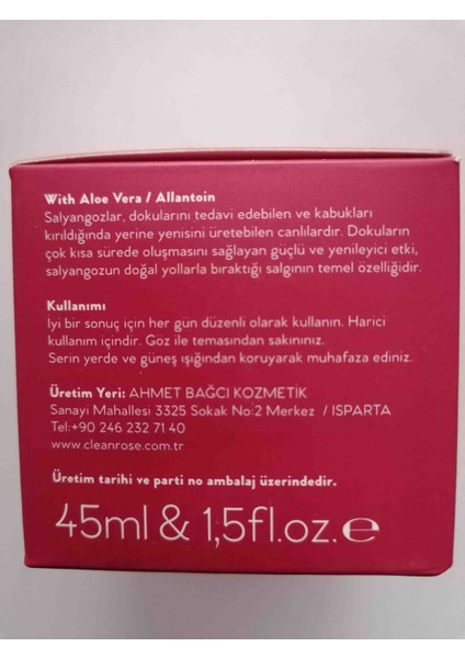 Salyangoz Özlü Krem modelleri