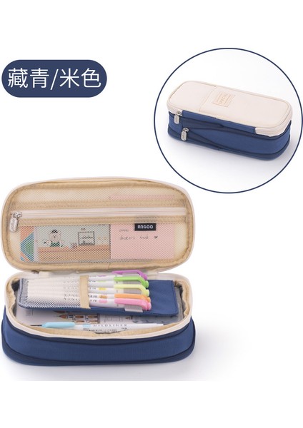 Büyük Kapasiteli Kalem Kutusu Kalem Kutusu Kırtasiye Kutusu (Yurt Dışından)