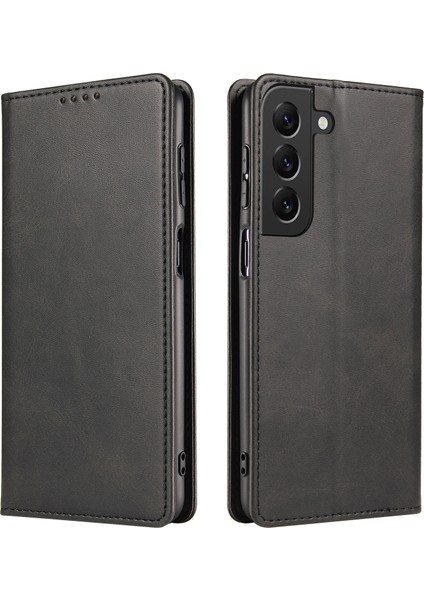 Samsung Galaxy S23 Için Telefon Kılıfı Plus Deri Buzağı Dokusu Manyetik Kapanma Stand Cüzdanı ile Şok Karşıt Telefon Kapağı (Yurt Dışından) fiyatları
