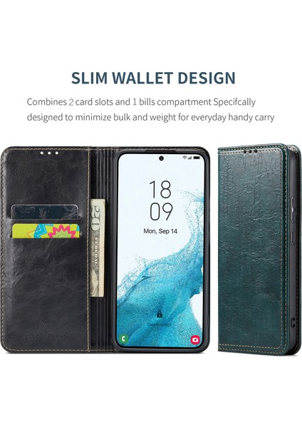 Samsung Galaxy S23 Plus Için Çizgiye Döküm Anti Telefon Kılıfı, Ağaç Doku Telefon Kapağı Deri Stand Cüzdan Telefon Kabuğu (Yurt Dışından) indirimleri