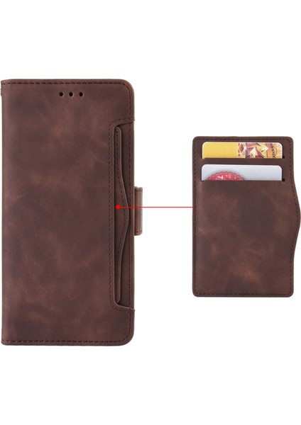 Samsung Galaxy S23 Plus Için Cüzdan Flip Kapak, Pu Deri Telefon Kılıfı Çoklu Kart Yuvaları Stand Kabuğu (Yurt Dışından)