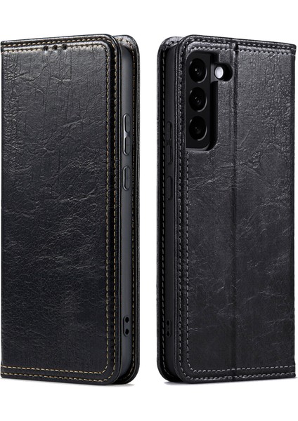 Samsung Galaxy S23 Plus Için Çizgiye Döküm Anti Telefon Kılıfı, Ağaç Doku Telefon Kapağı Deri Stand Cüzdan Telefon Kabuğu (Yurt Dışından) fiyatları