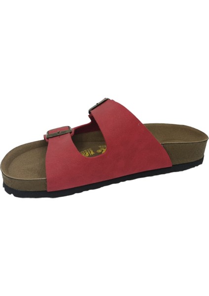 1256 Unisex Kırmızı Günlük Kullanım Terlik modelleri