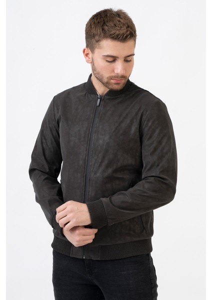 Alicante 58107 Slim Fit Mevsimlik Mont Kahve modelleri