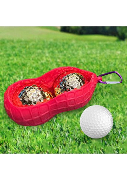 Silikon Golf Topu Tutucu Koruyucu Top Taşıyıcı Kollu Erkek Kadın Açık Mekan Kırmızı (Yurt Dışından) fiyatları