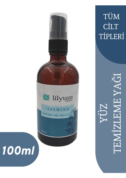 Lilyum Etik Bakım Jasmine Yüz Temizleme Yağı 100 ml