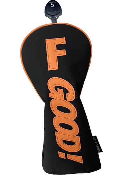 Golf Club Head, Peluş Astar Moda Dayanıklı Suya Dayanıklı Golf Başı Siyah Renk F'yi Kapsar (Yurt Dışından)