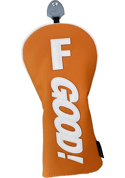 Golf Club Head Peluş Astar Moda Dayanıklı Suya Dayanıklı Golf Başı Turuncu Renk F (Yurt Dışından)