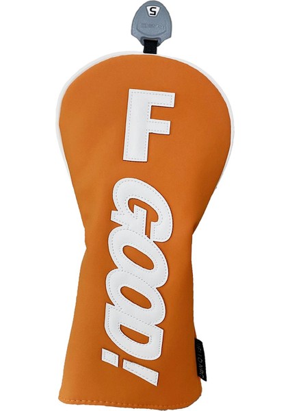 Golf Club Head Peluş Astar Moda Dayanıklı Suya Dayanıklı Golf Başı Turuncu Renk F (Yurt Dışından)