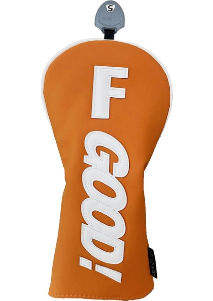 Golf Club Head Peluş Astar Moda Dayanıklı Suya Dayanıklı Golf Başı Turuncu Renk F (Yurt Dışından)