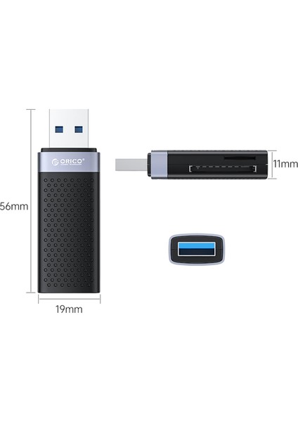 Orıco USB 3.0 Type-C Sd Tf Micro Sd Kart Okuyucu