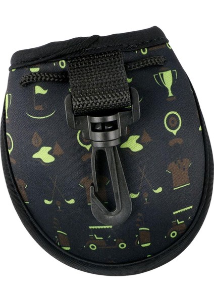 Golf Topları Tutucu Bel Paketi Golf Topu Depolama Çantası Taşınabilir Golf Top Çanta Siyah (Yurt Dışından) fiyatları