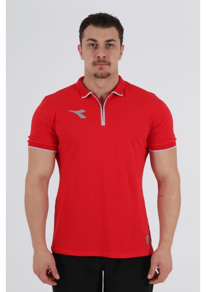 Satürn Kamp T-Shirt Kırmızı