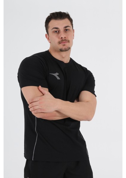 Satürn Antrenman T-Shirt Siyah