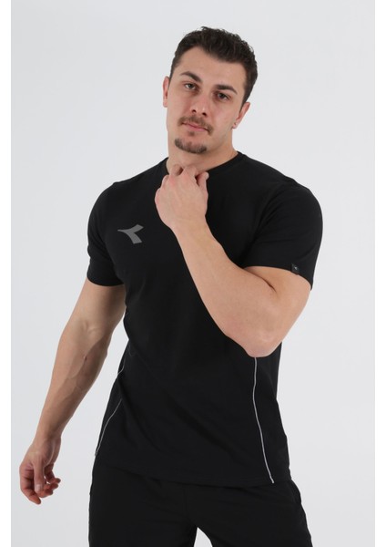 Satürn Antrenman T-Shirt Siyah