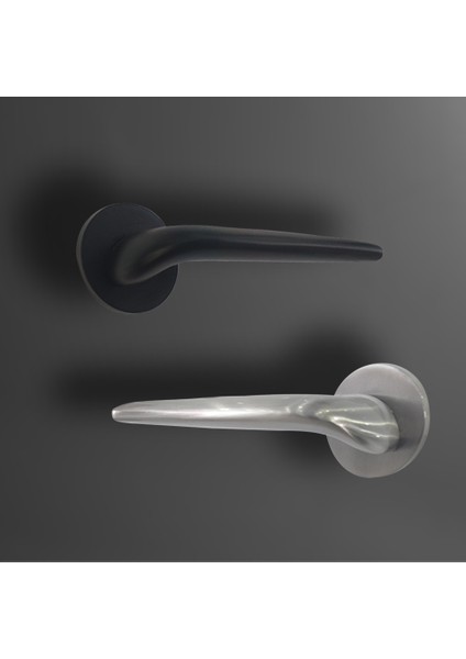 Raket Mat Siyah Rozetli Kapı Kolu Takım-Oda Kol fiyatları