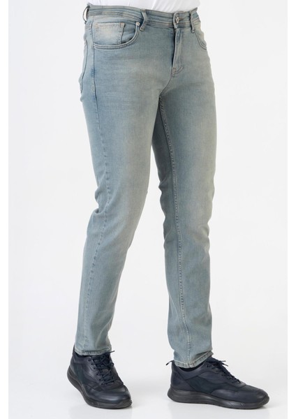 Oviedo Slim Fit 5 Cep Pamuklu Likralı Jean Pantolon Moche