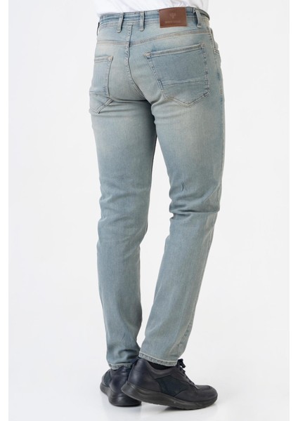 Oviedo Slim Fit 5 Cep Pamuklu Likralı Jean Pantolon Moche