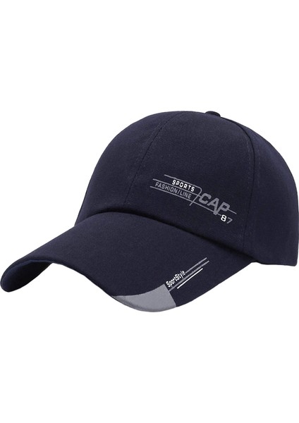Beyzbol Şapkası Moda Başlık Baba Şapkalar Açık Hava Etkinlikleri Koşmak Için Gezi Lacivert (Yurt Dışından)