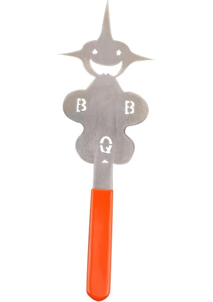 Gill Fork Barbekü Aksesuarları Taşınabilir Yeniden Kullanılabilir Mutfak Malzemeleri Kız Yüzü Için Izgara Araçları (Yurt Dışından)