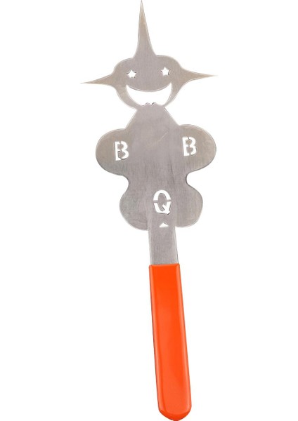 Gill Fork Barbekü Aksesuarları Taşınabilir Yeniden Kullanılabilir Mutfak Malzemeleri Kız Yüzü Için Izgara Araçları (Yurt Dışından)
