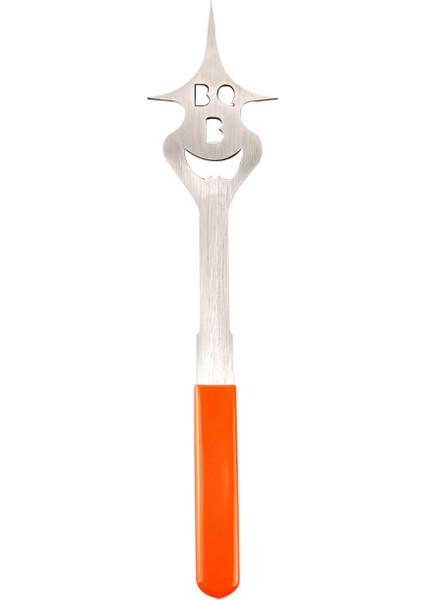 Gill Fork Barbekü Aksesuarları Taşınabilir Yeniden Kullanılabilir Mutfak Malzemeleri Gülümseme Yüzü Için Izgara Araçları (Yurt Dışından)