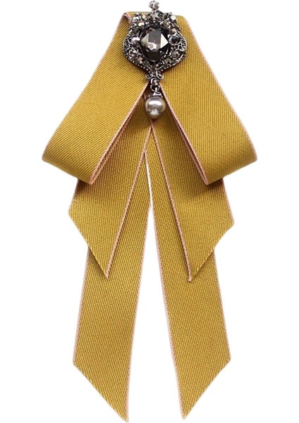 Kadınlar Baç Tie Gilrls Boyun Kravat Kızlar Bowknot Kravat Takım Elbise Gelinlik Sarı (Yurt Dışından)