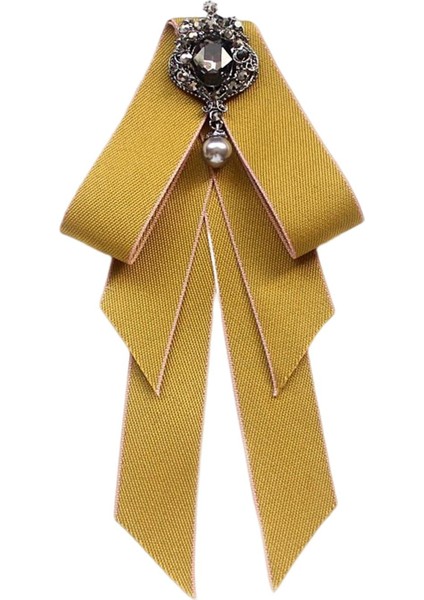 Kadınlar Baç Tie Gilrls Boyun Kravat Kızlar Bowknot Kravat Takım Elbise Gelinlik Sarı (Yurt Dışından)