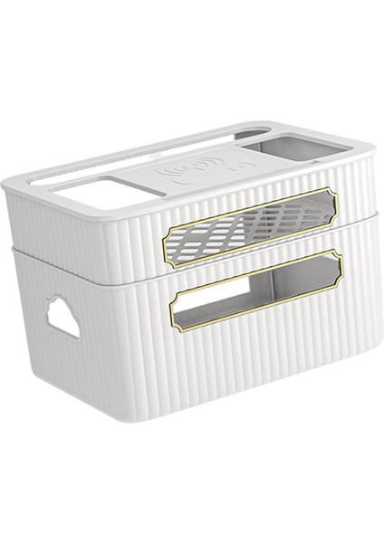 Yönlendirici Rafı Oturma Odası Için Çok Fonksiyonlu Tel Kablo Depolama Çantası 2 Seviye (Yurt Dışından) fiyatları