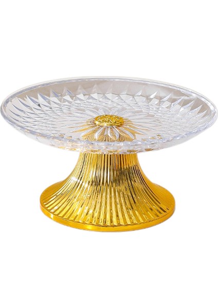 Meyve Tabağı Porsiyon Yemek Atıştırmalık Plaka Kutlaması Için Doğum Günü Yemeği 20 cm Clear (Yurt Dışından)