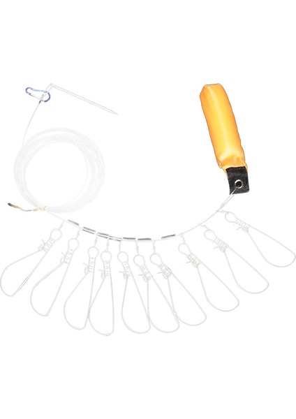 Balıkçı Stringer Clip Snap Kilit Portatif Kayak Şamandıra Paslanmaz Çelik Çıtçıtlar (Yurt Dışından)
